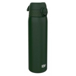 ΜΕΤΑΛΛΙΚΟ ΜΠΟΥΚΑΛΙ ION8 LEAK PROOF SLIM 600ML ΣΚΟΥΡΟ ΠΡΑΣΙΝΟ I8SS600DGRE