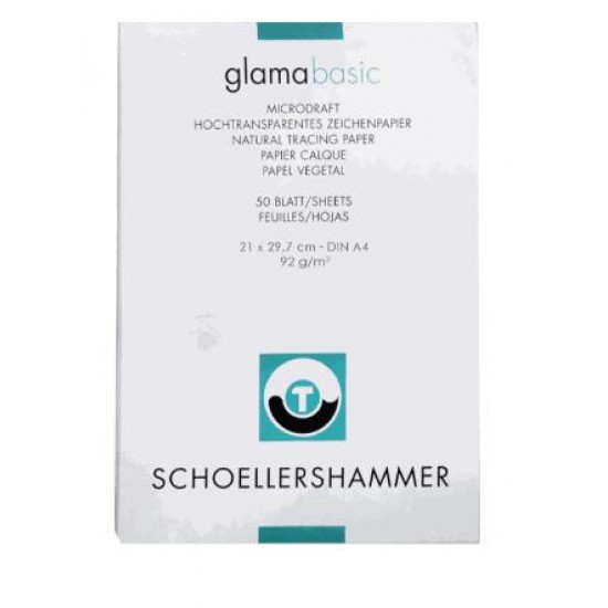 SCHOELLER ΜΠΛΟΚ ΧΑΡΤΙ ΔΙΑΦΑΝΕΣ ΡΙΖΟΧΑΡΤΟ 50 ΦΥΛΛΑ 92gr Α4