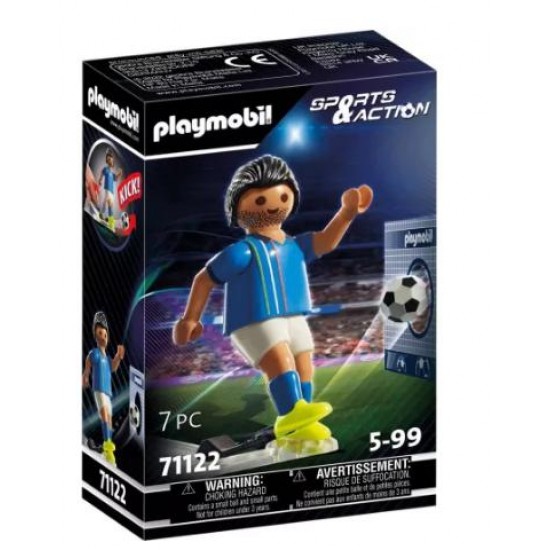 PLAYMOBIL SPORTS & ACTION ΠΟΔΟΣΦΑΙΡΙΣΤΗΣ ΕΘΝΙΚΗΣ ΙΤΑΛΙΑΣ 71122