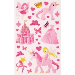 ΑΥΤΟΚΟΛΛΗΤΑ BSB GLITTER ΑΠΛΑ UNICORN (1 φύλλο)