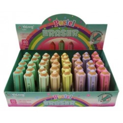 Γόμα Pastel Με Σχήμα Μολύβι Διάφορα Χρώματα 84200 Γόμα Pastel Με Σχήμα Μολύβι Διάφορα Χρώματα 84200