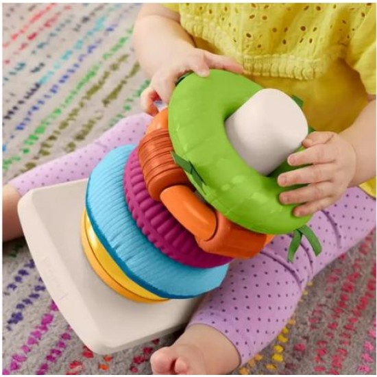 FISHER PRICE SENSORY LINE ΠΥΡΑΜΙΔΑ ΠΟΛΛΑΠΛΩΝ ΑΙΣΘΗΣΕΩΝ HKX47