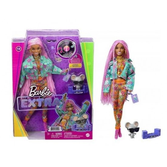 MATTEL BARBIE EXTRA PINK BRAIDS GXF09