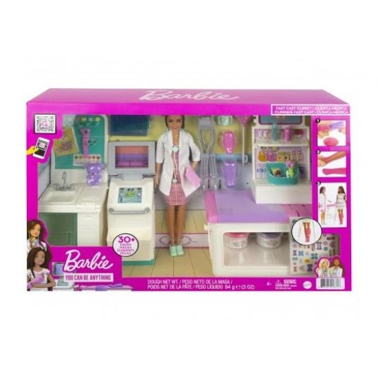 MATTEL BARBIE ΚΛΙΝΙΚΗ ΣΕΤ ΜΕ ΚΟΥΚΛΑ GTN61