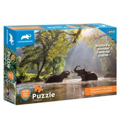 ΠΑΖΛ ANIMAL PLANET ΕΛΕΦΑΝΤΕΣ 73x48εκ. Luna 1000 PCS ΠΑΖΛ ANIMAL PLANET ΕΛΕΦΑΝΤΕΣ 73x48εκ. Luna 1000 PCS