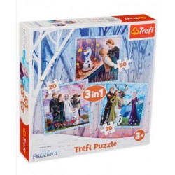 TREFL ΠΑΖΛ FROZEN 3 ΣΕ 1 20-36-50pcs 34853 20X19,5cm TREFL ΠΑΖΛ FROZEN 3 ΣΕ 1 20-36-50pcs 34853 20X19,5cm