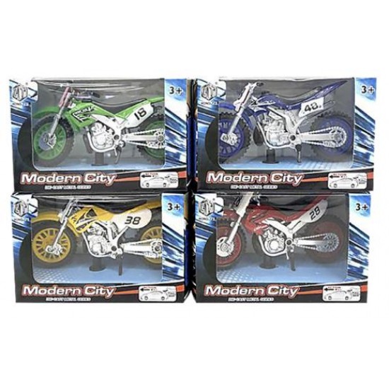 MOTO FREE WHEELS MODERN CITY 12x8x5cm