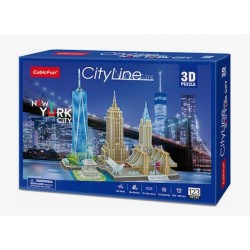 CUBICFUN 3D ΠΑΖΛ ΝΕΑ ΥΟΡΚΗ 123pcs CUBICFUN 3D ΠΑΖΛ ΝΕΑ ΥΟΡΚΗ 123pcs