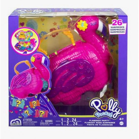 MATTEL POLLY POCKET FLAMINGO PARTY ΠΙΝΙΑΤΑ HGC41