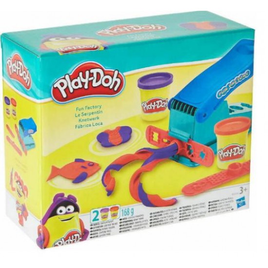 PLAY-DOH BASIC FUN FACTORY PRESS ΜΕ 2 ΒΑΖΑΚΙΑ B5554