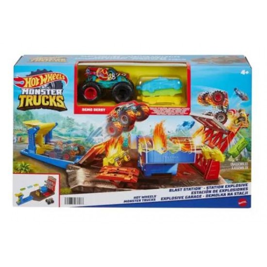 MATTEL HOT WHEELS MONSTER TRUCKS ΣΟΥΠΕΡ ΕΚΡΗΞΕΙΣ & ΣΥΓΚΡΟΥΣΕΙΣ HFB12