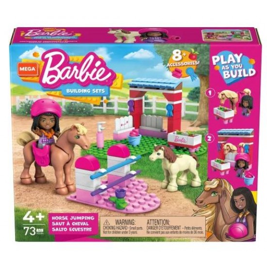 MEGA BLOCKS BARBIE ΣΕΤ ΜΕ ΦΙΓΟΥΡΕΣ ΚΑΙ ΑΞΕΣΟΥΑΡ ΙΠΠΑΣΙΑ HDJ84