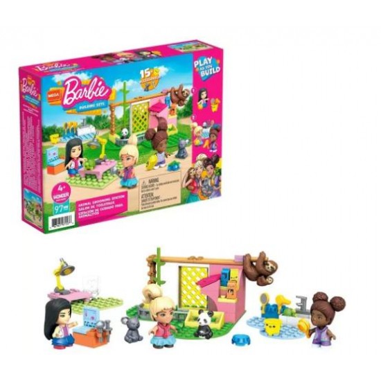 MEGA BLOCKS BARBIE ΙΑΤΡΕΙΟ ΓΙΑ ΖΩΑΚΙΑ GYH09