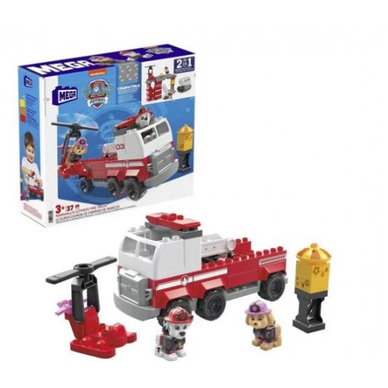 MEGA BLOCKS PAW PATROL MARSHALL'S ULTIMATE FIRE TRUCK HHN05