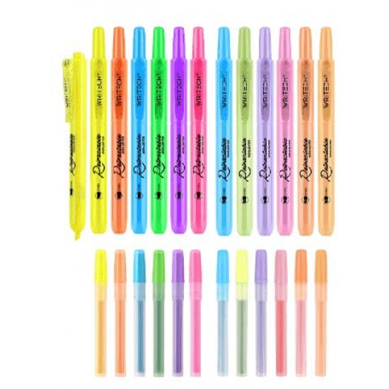 ΜΑΡΚΑΔΟΡΟΣ ΥΠΟΓΡΑΜΜΙΣΗΣ ΜΕ ΚΟΥΜΠΙ 1-4mm RETRACTABLE NEON /PASTEL