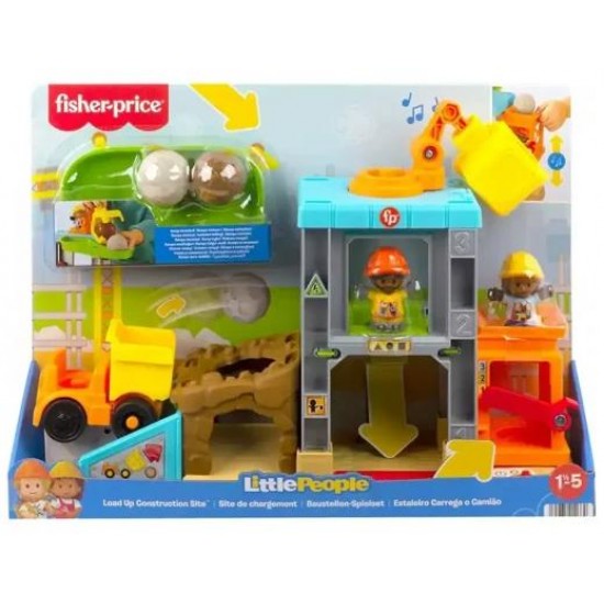 FISHER PRICE LITTLE PEOPLE ΕΡΓΟΤΑΞΙΟ ΣΕΤ ΠΑΙΧΝΙΔΙΟΥ ΜΕ ΗΧΟΥΣ