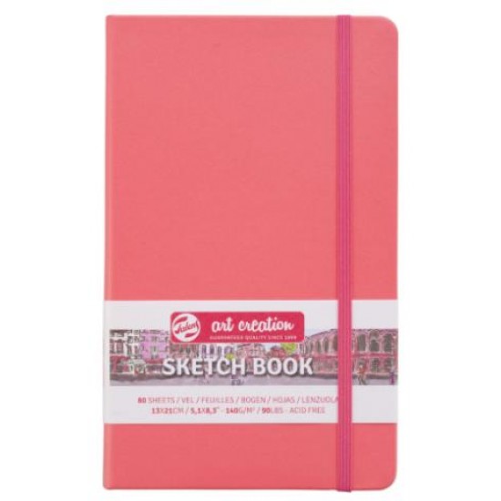 ΜΠΛΟΚ TALENS SKETCH BOOK 13X21 140γρ. 80Φ ΔΕΜΕΝΟ CORAL