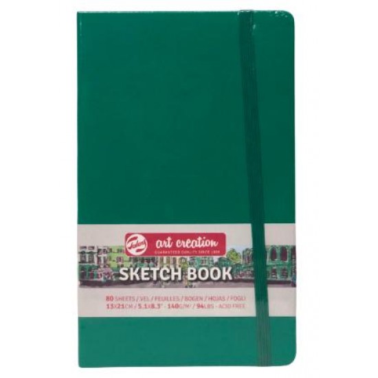 ΜΠΛΟΚ TALENS SKETCH BOOK 14X21 80Φ 140γρ. ΔΕΜΕΝΟ FOREST GREEN