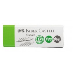 ΓΟΜΑ FABER CASTELL ECO PVC/DUST-FREE GREEN 187250