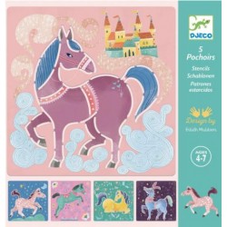 DJECO ΣΤΕΝΣΙΛ ΑΛΟΓΑ 5ΤΜΧ 08915 DJECO ΣΤΕΝΣΙΛ ΑΛΟΓΑ 5ΤΜΧ 08915