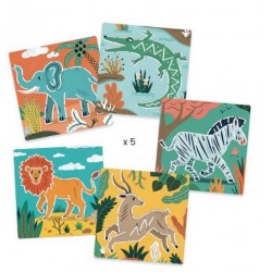 DJECO ΣΤΕΝΣΙΛ ΖΩΑΚΙΑ ΤΗΣ ΖΟΥΓΚΛΑΣ 5ΤΜΧ 08916 DJECO ΣΤΕΝΣΙΛ ΖΩΑΚΙΑ ΤΗΣ ΖΟΥΓΚΛΑΣ 5ΤΜΧ 08916