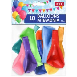 ΜΠΑΛΟΝΙΑ +EFO 26εκ. 10 ΧΡΩΜΑΤΑ ΜΠΑΛΟΝΙΑ +EFO 26εκ. 10 ΧΡΩΜΑΤΑ