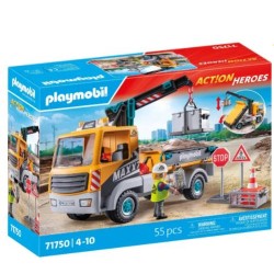 PLAYMOBIL ACTION HEROES ΦΟΡΤΗΓΟ ΜΕ ΓΕΡΑΝΟ 71750