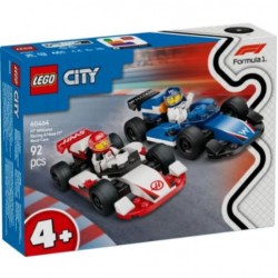 LEGO CITY F1 WILLIAMS RACING & HAAS RACE CARS 60464