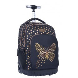 ΤΣΑΝΤΑ ΤΡΟΛΛΕΥ MUST TEAM 32Χ18Χ44 3ΘΗΚΕΣ GOLD BUTTERFLY 586522
