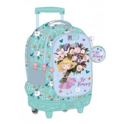 ΤΣΑΝΤΑ ΤΡΟΛΛΕΥ MUST TEAM 34Χ20Χ44 3ΘΗΚΕΣ BE HAPPY 586785