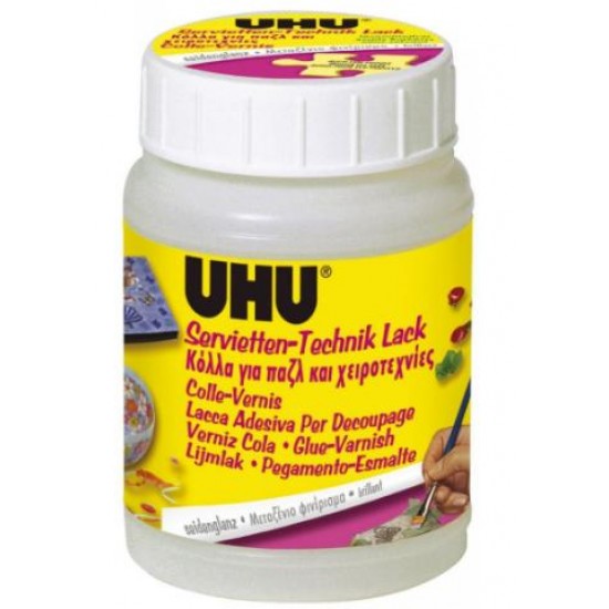 ΚΟΛΛΑ ΒΕΡΝΙΚΙ UHU GLUE VARNISH 150ml ΓΙΑ ΠΑΖΛ