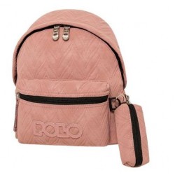 ΣΑΚΙΔΙΟ POLO MINI LEAVES ΡΟΖ 907083-3900 ΣΑΚΙΔΙΟ POLO MINI LEAVES ΡΟΖ 907083-3900