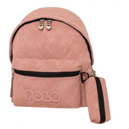 ΣΑΚΙΔΙΟ POLO MINI LEAVES ΡΟΖ 907083-3900