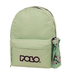 ΣΑΚΙΔΙΟ POLO ORIGINAL DOUBLE SCARF MINT/EGGPLANT 901235-6848