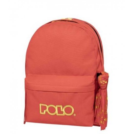 ΣΑΚΙΔΙΟ POLO ORIGINAL DOUBLE SCARF ΚΟΡΑΛΛΙ/ΚΙΤΡΙΝΟ 901235-3671
