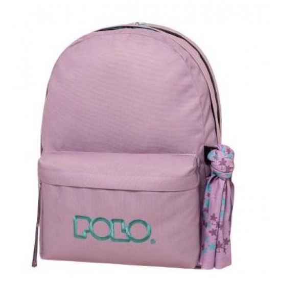 ΣΑΚΙΔΙΟ POLO ORIGINAL DOUBLE SCARF ΛΙΛΑ/ΠΕΤΡΟΛ 901235-4558
