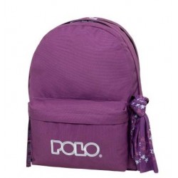 ΣΑΚΙΔΙΟ POLO ORIGINAL DOUBLE SCARF ΒΙΟΛΕΤΙ/ΑΝ. ΚΥΑΝΟ 901235-4657