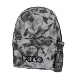 ΣΑΚΙΔΙΟ POLO ORIGINAL SCARF SHAPES ΜΑΥΡΟ-ΓΚΡΙ 901102-8336