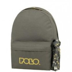 ΣΑΚΙΔΙΟ POLO ORIGINAL SCARF ΓΚΡΙ/ΧΡΥΣΟ 901135-2276