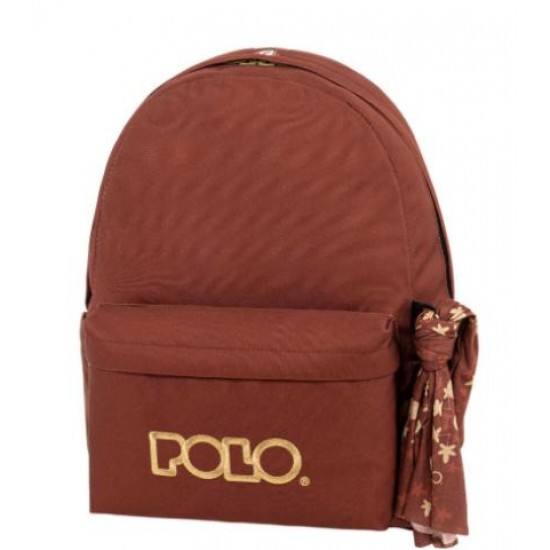 ΣΑΚΙΔΙΟ POLO ORIGINAL SCARF ΚΕΡΑΜΙΔΙ/ΧΡΥΣΟ 901135-3576 ΣΑΚΙΔΙΟ POLO ORIGINAL SCARF ΚΕΡΑΜΙΔΙ/ΧΡΥΣΟ 901135-3576
