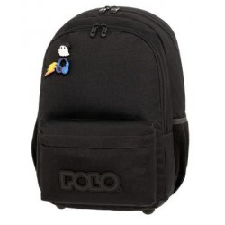 ΣΑΚΙΔΙΟ POLO PINS ΜΑΥΡΟ 901059-2000