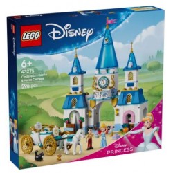LEGO DISNEY PRINCESS CINDERELLA'S CASTLE AND HORSE CARRIAGE 43275 LEGO DISNEY PRINCESS CINDERELLA'S CASTLE AND HORSE CARRIAGE 43275