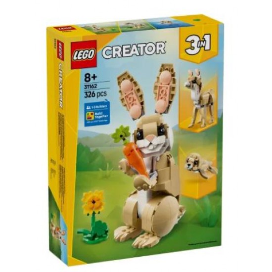 LEGO CREATOR 3 IN 1 CUTE BUNNY 31162