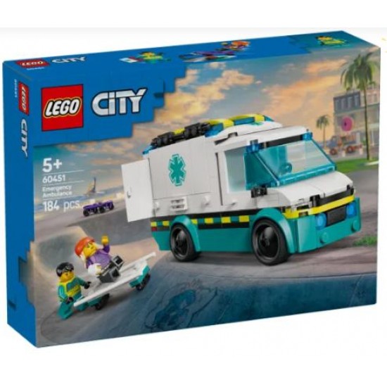 LEGO CITY EMERGENCY AMBULANCE 60451