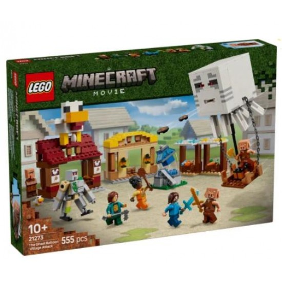 LEGO MINECRAFT THE GHAST BALLOON VILLAGE ATTACK 21273
