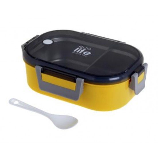 ΦΑΓΗΤΟΔΟΧΕΙΟ ECOLIFE ΜΕ ΧΩΡΙΣΜΑ ΚΙΤΡΙΝΟ 900ML 33-BO-9066