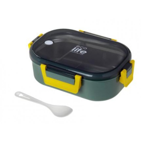 ΦΑΓΗΤΟΔΟΧΕΙΟ ECOLIFE ΜΕ ΧΩΡΙΣΜΑ ΣΚ.ΠΡΑΣΙΝΟ 900ML 33-BO-9067