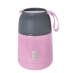 ΦΑΓΗΤΟΔΟΧΕΙΟ ΑΝΟΞΕΙΔΩΤΟ ECOLIFE BABY PINK 450ML 33-BO-9076