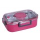 ΦΑΓΗΤΟΔΟΧΕΙΟ ΕCOLIFE DOUBLE WALL 850ml PINK 33-BO-9050