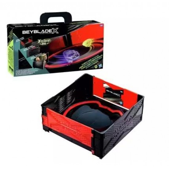 HABSRO BEYBLADE X CLASH AND CARRY BEYSTADIUM BATTLE ARENA G0841